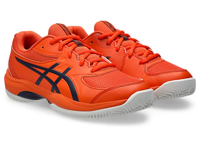 Asisc Scarpe Tennis junior Gel-Game Clay  GS Orange/Indigo Fog