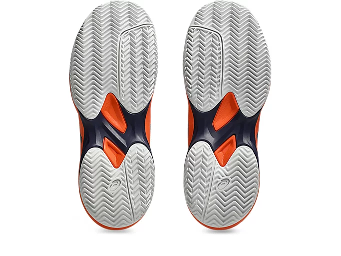 Asisc Scarpe Tennis junior Gel-Game Clay  GS Orange/Indigo Fog