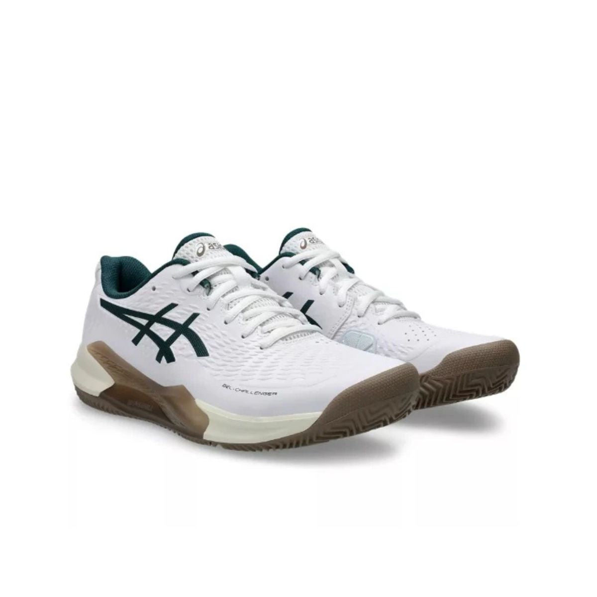 Asics Scarpe Tennis Uomo Gel-Challenger 14 Clay White/Saxon Green