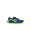 Asics Scarpe Tennis Junior Gel-Resolution 9 GS Clay Mako Blue/Safety Yellow