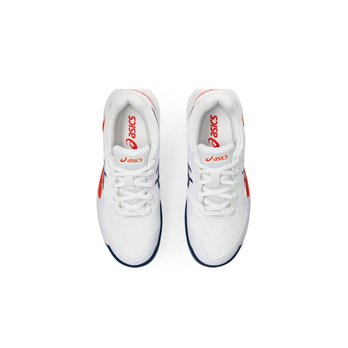 Asics Scarpe Tennis Junior Gel-Resolution 9 GS Clay White Blue Expanse