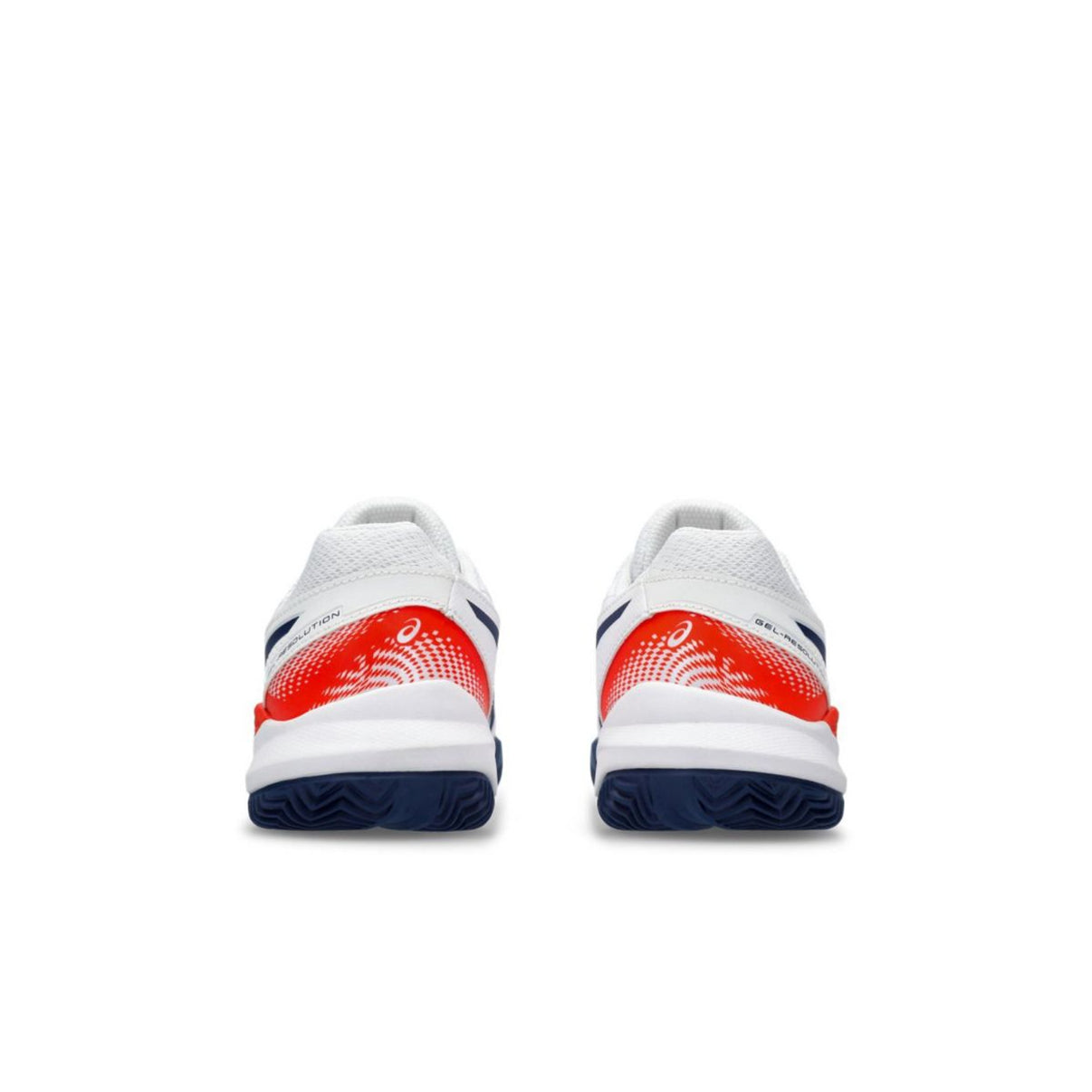 Asics Scarpe Tennis Junior Gel-Resolution 9 GS Clay White Blue Expanse