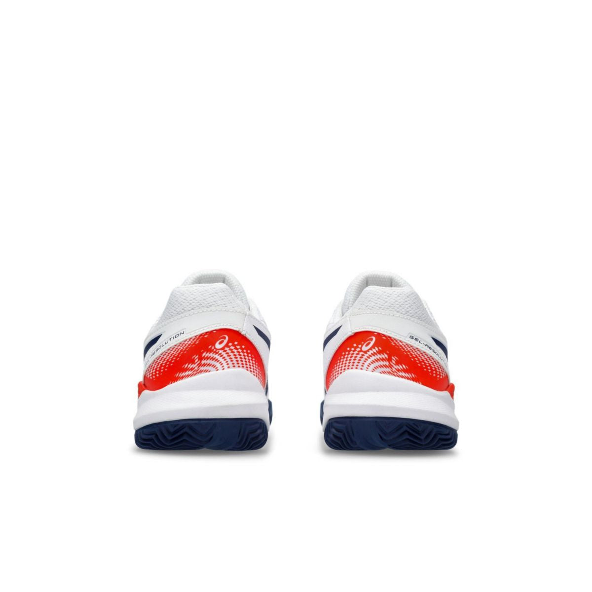 Asics Scarpe Tennis Junior Gel-Resolution 9 GS Clay White Blue Expanse