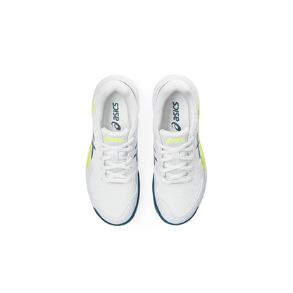 Asics Scarpe Tennis Junior Gel-Resolution 9 GS Clay White/Restful Teal