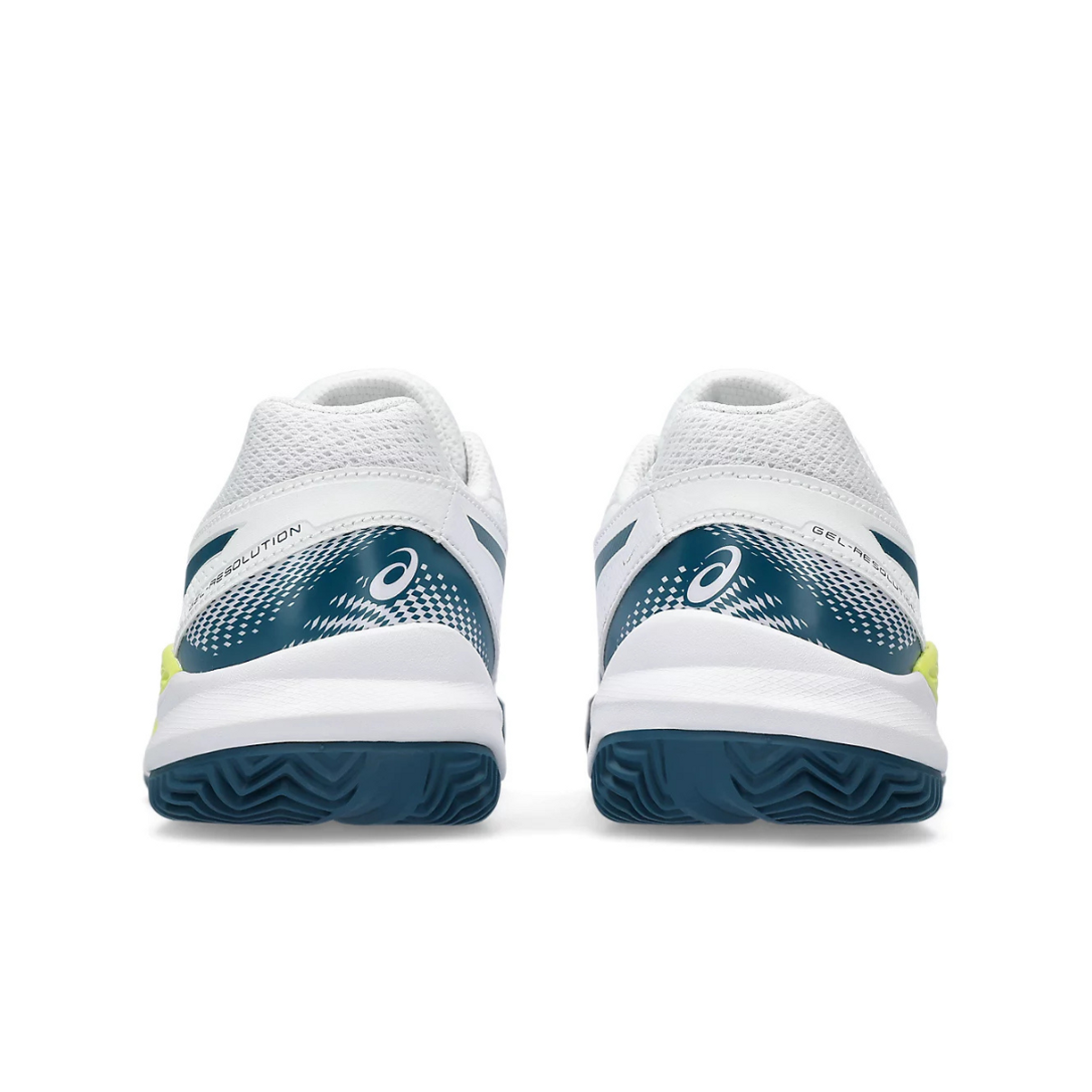 Asics Scarpe Tennis Junior Gel-Resolution 9 GS Clay White/Restful Teal