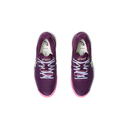 Asics Scarpe Padel Unisex Gel-Resolution 9 Padel Deep Mauve/Lime Green