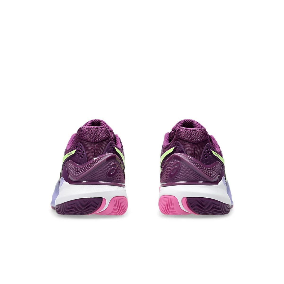 Asics Scarpe Padel Unisex Gel-Resolution 9 Padel Deep Mauve/Lime Green