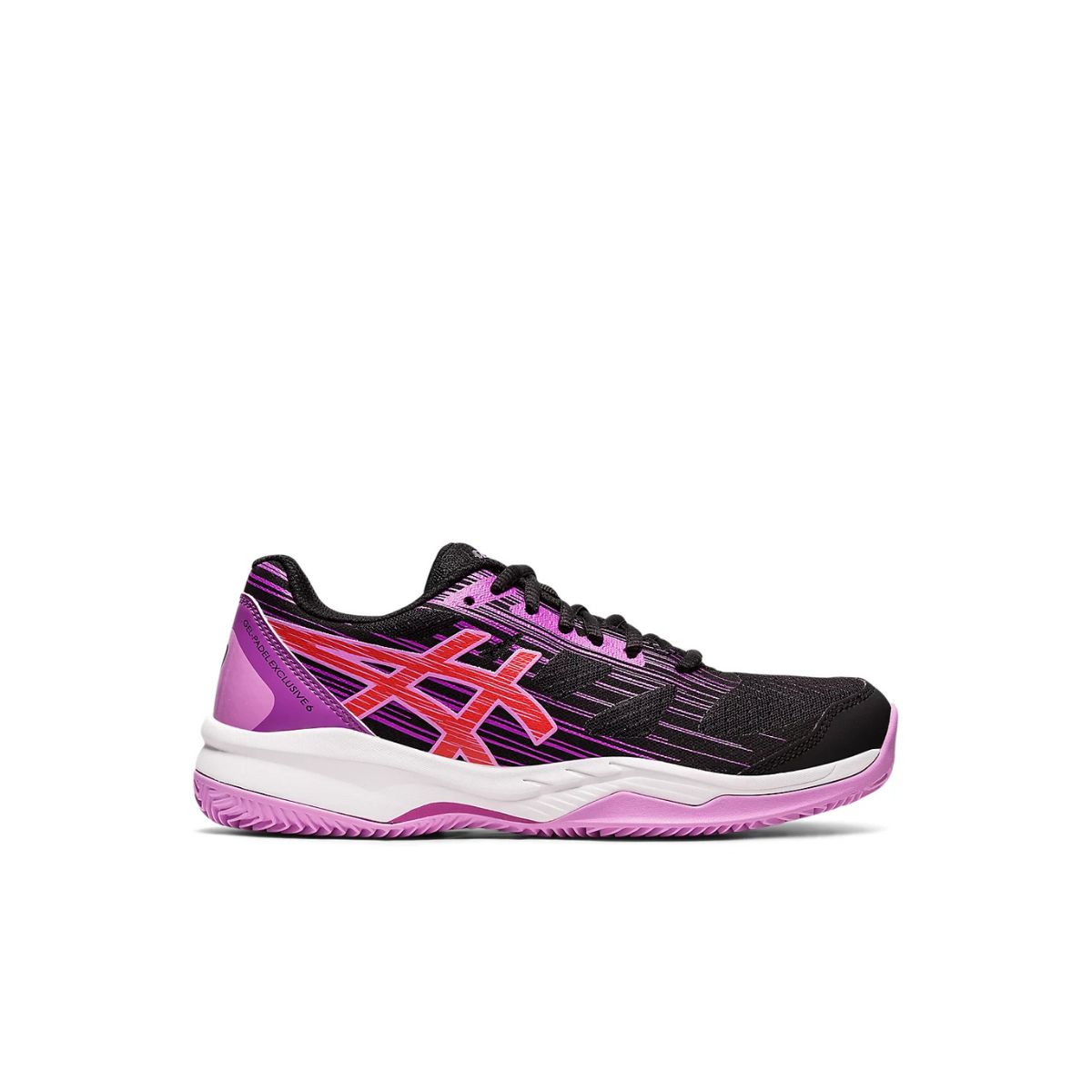 Asics Scarpe Padel Donna Gel-Padel Exclusive 6 Nero/Lavander Glow