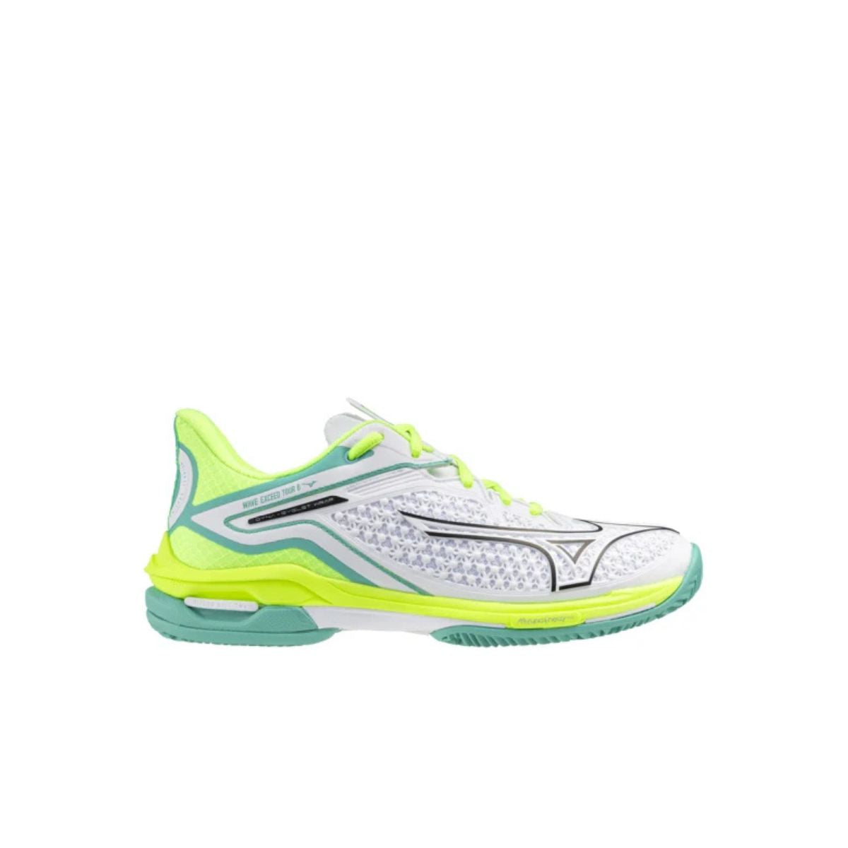 MIZUNO Scarpe WAVE EXCEED TOUR 6 CC WOS White/Black/NeoLime Women