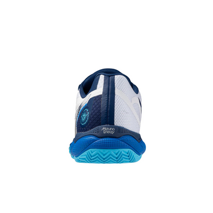 Mizuno Scarpa Tennis  Wave Enforce Court Clay White/Estate Blue/River Blue