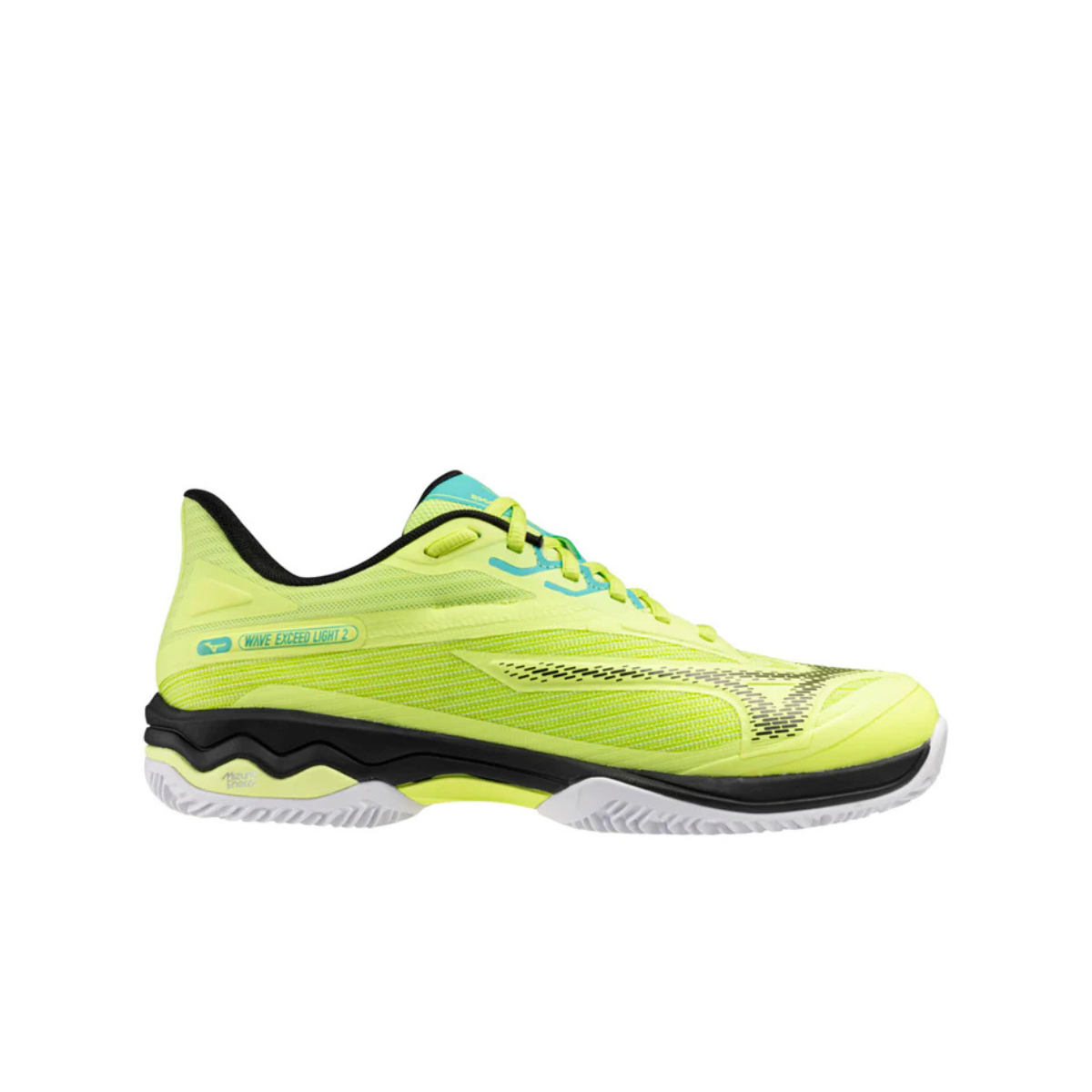 Mizuno Scarpa Tennis Wave Exceed Light 2 Clay Sunny Lime/Black/Atlantis