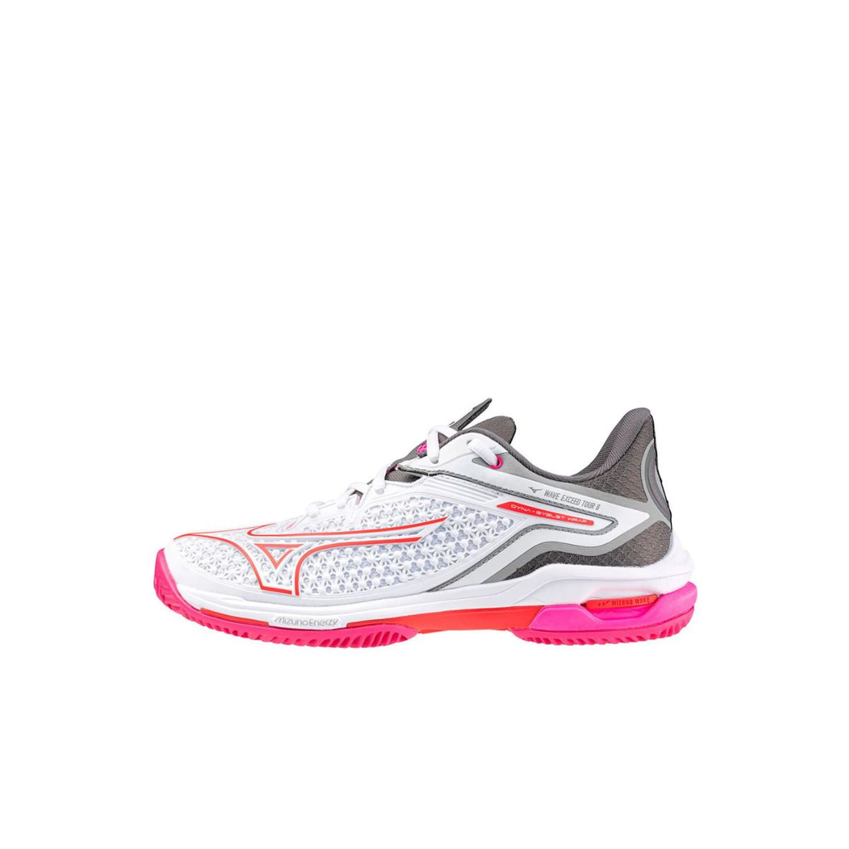 MIZUNO SCARPE WAVE EXCEED TOUR 6 CC WOS White/Radiant Red/Quiet Shade