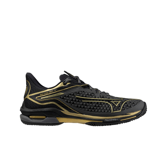 MIZUNO SCARPE WAVE EXCEED TOUR 6 AC Iron/Oro/Nero