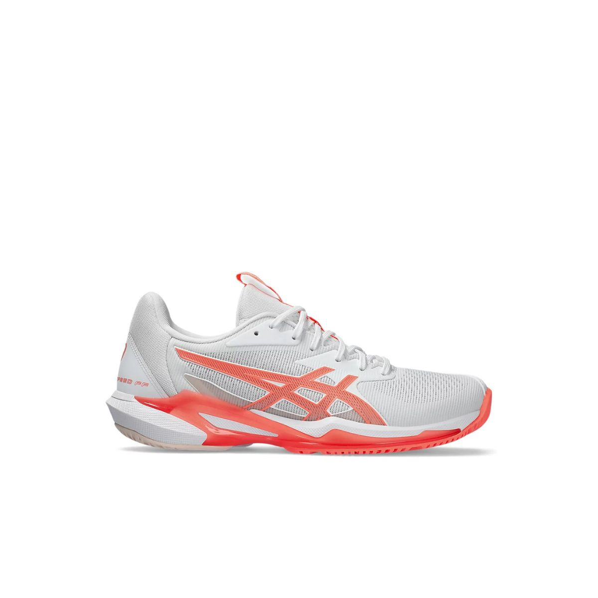 Asics Scarpe Tennis Unisex Solution Speed FF 3 All court White/Sun Coral