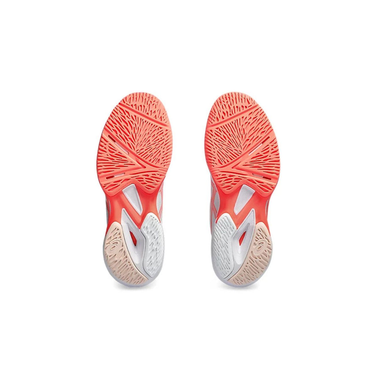 Asics Scarpe Tennis Unisex Solution Speed FF 3 All court White/Sun Coral