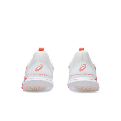 Asics Scarpe Tennis Unisex Solution Speed FF 3 All court White/Sun Coral