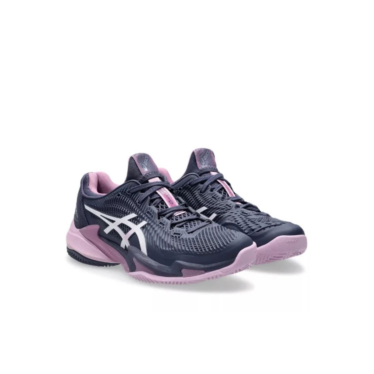 Asics Scarpa Tennis Donna Court FF 3 Clay Indigo Fog / White