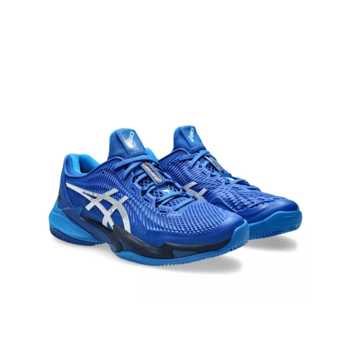 Asics Scarpa Tennis Uomo Court FF 3 Novak Clay Tuna Blue/Pure Silver