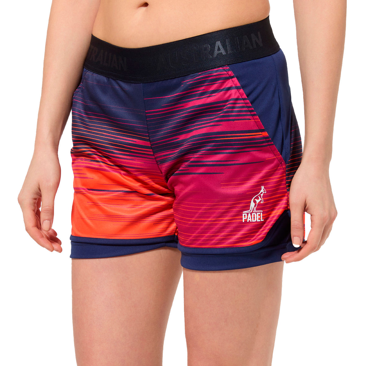 AUSTRALIAN Gradient Lines 2 in 1 Pantaloncini Blu Cosmo