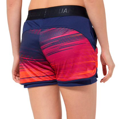 AUSTRALIAN Gradient Lines 2 in 1 Pantaloncini Blu Cosmo