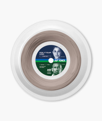 Yonex PolyTour Pro Warm Gray 1.20 mm, matassa da 200 metri