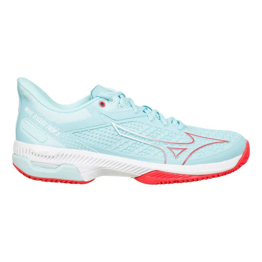 MIZUNO WAVE EXCEED TOUR CC WOS Tanager Turquoise/F.coral/White