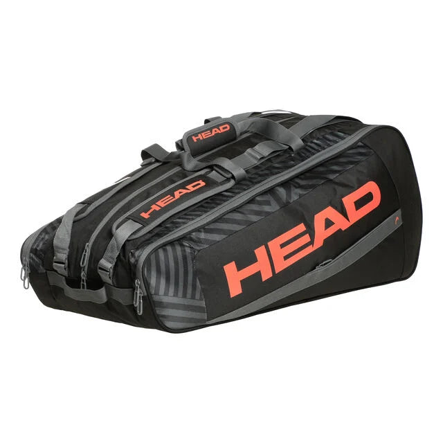 HEAD Base Racquet Bag L Nero/Arancione