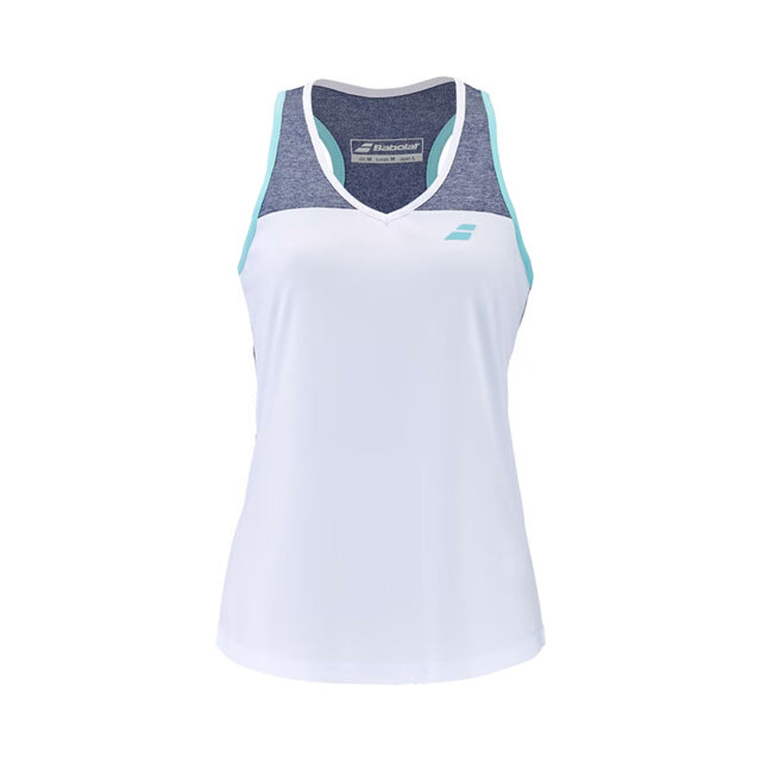 Babolat Play Canottiera Ragazze Bianco/Blu