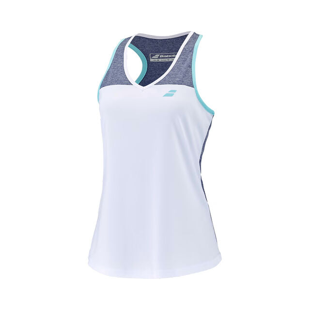 Babolat Play Canottiera Ragazze Bianco/Blu