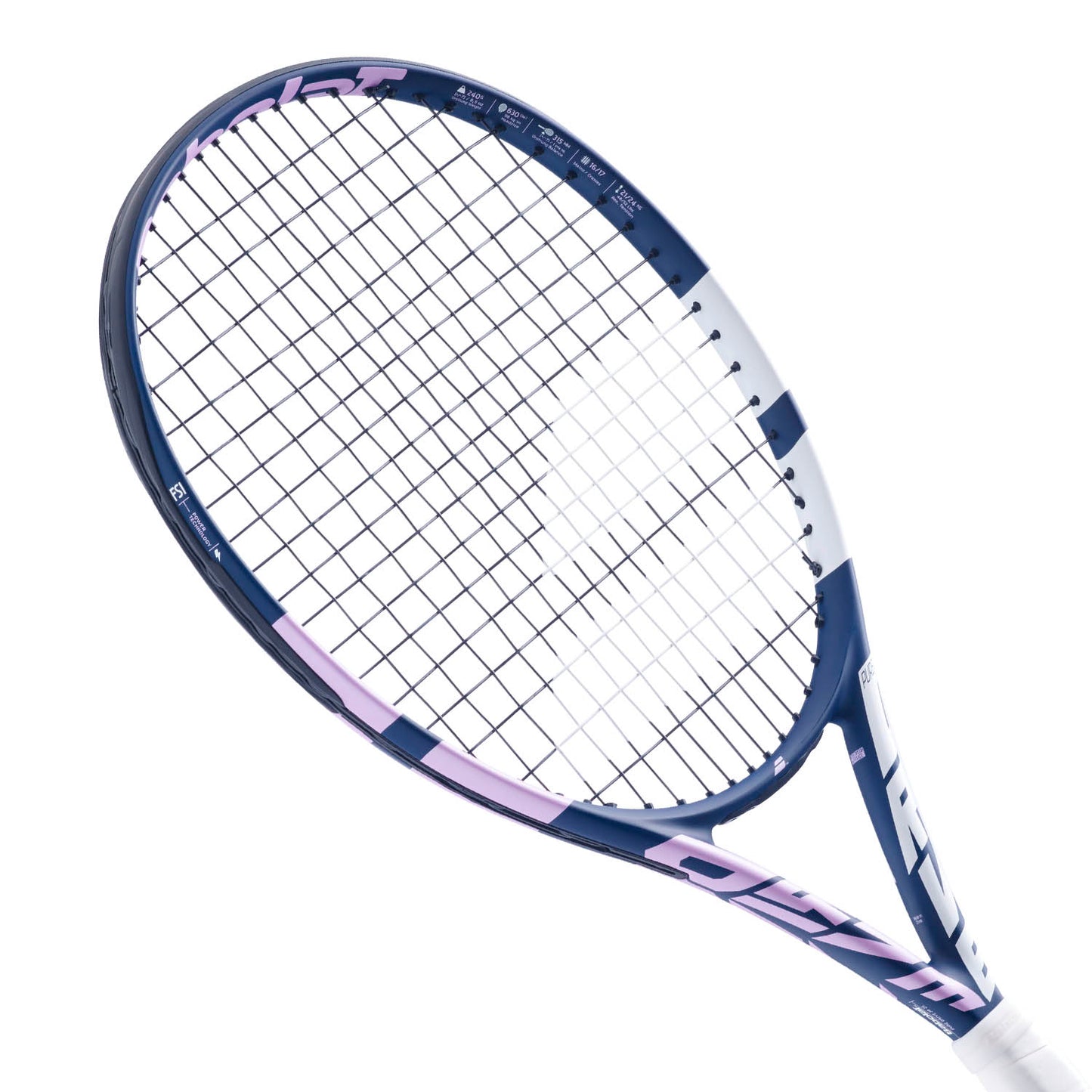 BABOLAT Racchetta Pure Drive JR 25 Blu/Rosa/Bianco Tennis